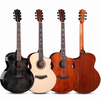 Wholesale Acoustic Guitar WL-820C 41 Inch Solid Spruce Top Stringed Instruments for Students High Gloss Guitar Factory