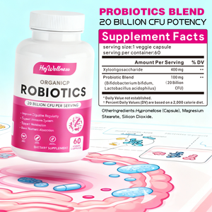 大人のための毎日のプロバイオティクス、消化器系の健康の腸のためのプレバイオティクスとプロバイオティクスを含む - Product Image 5