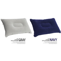 Coussin gonflable en PVC floqué épaissi de qualité supérieure, antidérapant, résistant à l'humidité, pliable, pour le camping en plein air, les voyages et le repos