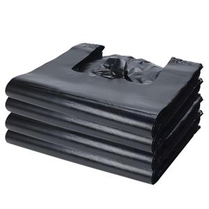 ถุงเสื้อยืดที่เป็นมิตรกับสิ่งแวดล้อมและทนทาน ผลิตจากวัสดุรีไซเคิล พร้อมโลโก้และสีที่ปรับแต่งได้ - Product Image 1