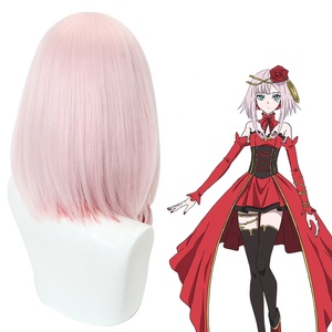 Takt <span class=keywords><strong>Op</strong></span> Destiny วิกผมคอสเพลย์40ซม. ยาวปานกลางสีชมพูสีแดงผสม Destiny - Product Image 4
