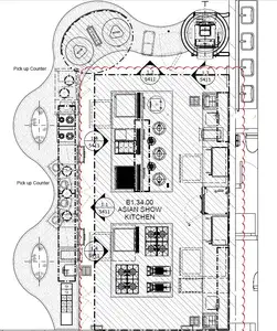 Professional Hotel Open Kitchen Layout Design For Asian Show Kitchen Layout Design