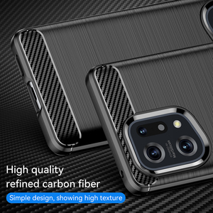 เคสสำหรับ Oppo Find X5 Pro,เคสป้องกันคาร์บอนไฟเบอร์ซิลิโคนนิ่มสำหรับ Oppo Find X5Pro Realme 9 9i 8i Reno 7 A74 - Product Image 5