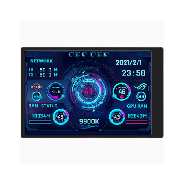 3.5-inch Computer Auxiliary Screen IPS Full-view USB-C Chassis Auxiliary Screen Computer State Monitoring