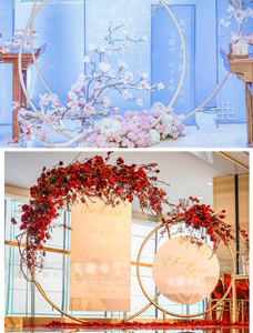 Outdoor <b>Wedding</b> Props Suppliers Reusable Removable Iron Decoration Arbor Metal Balloon Round <b>Wedding</b> Arch <b>Frame</b> - Product Image 6