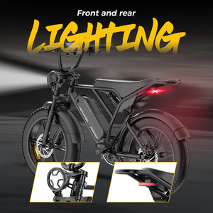 Moto tout-terrain électrique MAX-WHEEL 48V 750W avec pneus larges, vélo de montagne à grande vitesse - Product Image 3