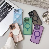 Meilleure coque magnétique mate givrée anti-rayures pour iPhone 16 Pro Max 16 Pro 16 Plus avec recharge sans fil