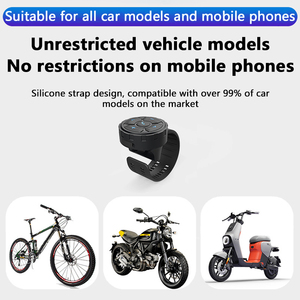 Controlador <span class=keywords><strong>Bluetooth</strong></span> para coche, Control remoto inalámbrico <span class=keywords><strong>Bluetooth</strong></span> multifuncional, Control remoto Universal para coche, música inteligente, teléfono, botón de control remoto - Product Image 4