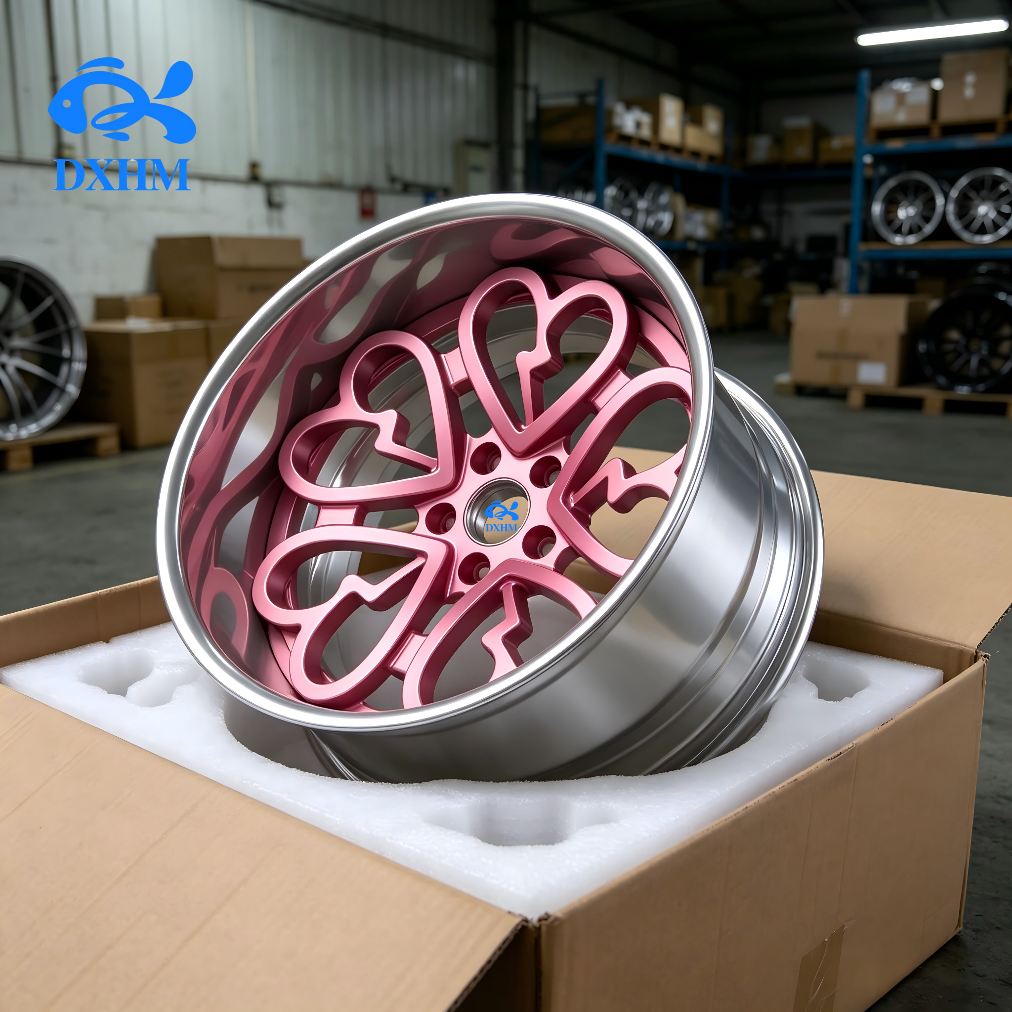 Rim Pink_1 - Velg Tempa Bentuk Hati Khusus untuk Anak-Anak