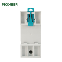 Protecteur de relais sur rail DIN PROTECTOR 63A Stabilisateur de surtension réglable Monophasé Numérique AC Matériau PC Haute Efficacité