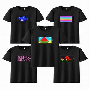 T-Shirt in Cotone 100% con Display LED RGB Programmabile Liberamente da Smartphone, per Testi, Grafiche e Animazioni, per Uomo e Donna - Product Image 6