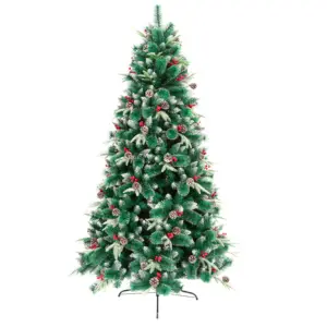 Leheyy PVC Material Simulation Spruce Christmas Holiday Party Decoration Quick Assembly Suitable For Family Interaction