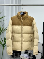 Blousons matelassés imperméables à capuche et fermeture éclair de haute qualité pour homme, collection hiver, vêtements d'extérieur, vente en gros, marque de luxe