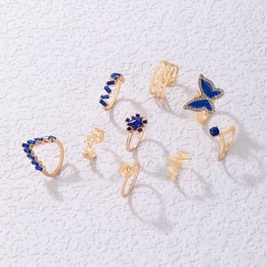 2023มาใหม่ Fanshin แหวนเรขาคณิตดาวชุดแหวนผีเสื้อ - Product Image 5