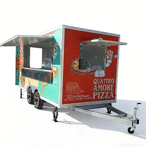 Remolque de Comida Móvil Cuadrado de Acero Galvanizado con Certificación DOT VIN CE, Completamente Equipado para Hot Dogs y Pizza, Estilo Europeo - Product Image 6