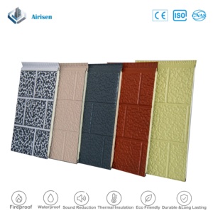 Panneaux sandwich isolants thermiquement pour murs extérieurs et toitures de maisons, en polyuréthane PU, <span class=keywords><strong>prix</strong></span> usine - Product Image 3