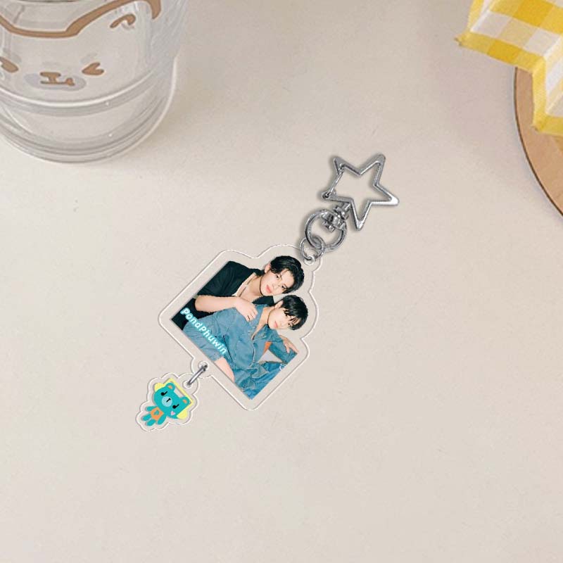 Thai Star GMMTV CP Acrylic Keychains JimmySea PerthSanta