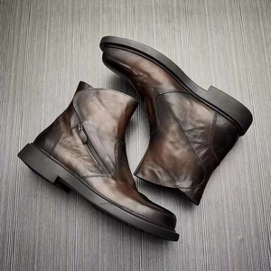 Zapatos de vestir formales de negocios para hombre, de cuero genuino británico, piel de vacuno de primera calidad, elegantes, para novio. - Product Image 4