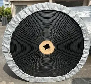 Epdm עמיד בטמפרטורה גבוהה Ep200 פוליאסטר חגורת מסוע וחגורת מסוע גומי