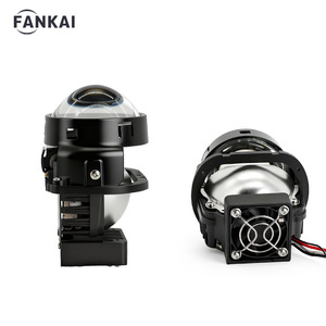 ไฟหน้า LED แบบลำแสงคู่ FANKAI ขนาด 2.5 นิ้ว 60W 30000LM 6000K 12V ใช้ได้กับรถยนต์ทั่วไป สำหรับการติดตั้งเพิ่มเติมและอัปเกรด - Product Image 1