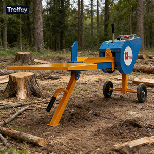 Fendeuse <span class=keywords><strong>de</strong></span> bûches électrique innovante <span class=keywords><strong>de</strong></span> 13 tonnes : vitesse du volant d'inertie et puissance hydraulique pour une efficacité accrue - Product Image 1