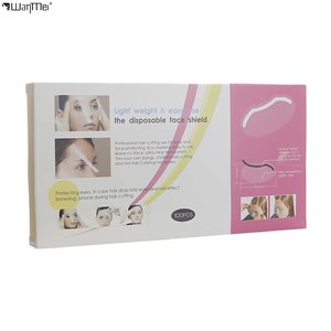 Wanmei 50pz/scatola Maschera Monouso Trasparente Anti-goccia per Barbieri, Strumenti Professionali per la Cura dei Capelli in Salone, Maschera Viso - Product Image 1