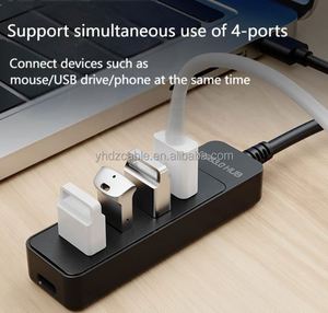 Wholesale <b>USB</b> Splitter Type-C Docking Station Computer 3.0 <b>Hub</b> 4-in-1 <b>USB</b> 3.0 Expansion <b>Hub</b> - Product Image 4