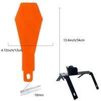 Support de cible de tir personnalisé en acier AR500 classique avec plumes en plastique pour l'entraînement au stand de tir