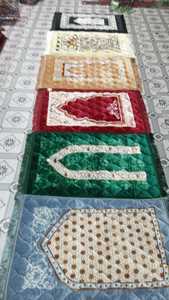 High Quality Velvet Custom Made <b>Thick</b> Muslim Machine Made Prayer Mat Home Outdoor Travel Sizes - 80"x120" - Product Image 6
