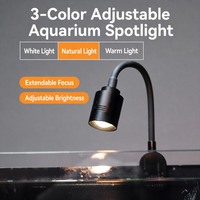 Ensemble d'aquarium en verre avec couvercle supérieur, filtre oxygénant et projecteur tricolore, fourniture de marque personnalisée