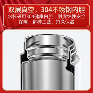 Ensemble de tasses isothermes Lock & Lock en acier inoxydable, design minimaliste portable, cadeau d'affaires avec logo personnalisable - Product Image 5