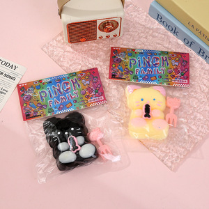 ของเล่นบีบแมวน้อยน่ารัก ยี่ห้อจินคาน ของเล่นบีบคลายเครียด มีเสียงดนตรี สำหรับเด็ก - Product Image 2