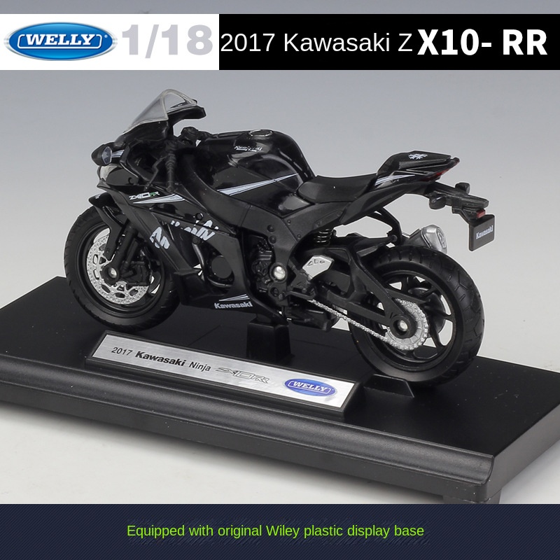 Hot Selling Welly 1:18 2017 Kawasaki Ninja ZX10-RR Diecast