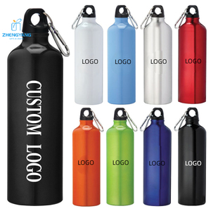 Customized Logo Promotional Water Bottle Outdoor Sport Aluminium Bottle Water with Print Logo for Promotional Gift