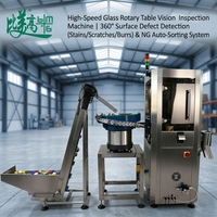 Équipement d'inspection AOI pour capuchons en verre, machine de tri optique automatisée avec station de rejet pour défauts de surface et manques de remplissage