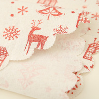 Nouvelles décorations de Noël, nappes imprimées en lin, chemins de table, accessoires de décoration de table