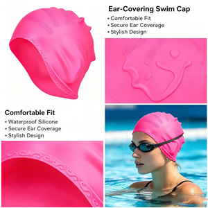 Nouveau design, prix abordable, <span class=keywords><strong>bonnet</strong></span> <span class=keywords><strong>de</strong></span> bain imperméable antidérapant multicolore pour la natation et la navigation - Product Image 6