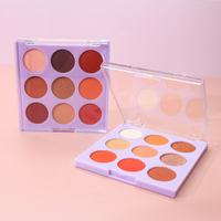 High Pigment Super Sparkle Rot Lila Serie Duo chrom Multi chrom Vegan Grausamkeit Kostenlose Lidschatten Machen Sie Ihre Acryl-Palette