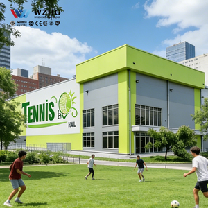 Structure en acier haute résistance pour centre de tennis intérieur, ossature ignifuge robuste, durée de vie de 50 ans, ISO9001 - Product Image 1