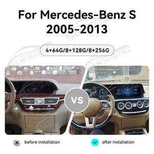 Baoshang 12.3 ''android 15 đài phát thanh xe DSP Carplay <span class=keywords><strong>GPS</strong></span> <span class=keywords><strong>navigation</strong></span> Stereo đơn vị đứng đầu cho Mercedes-Benz S 2005-2013 OBD2 RGB 2 năm - Product Image 2