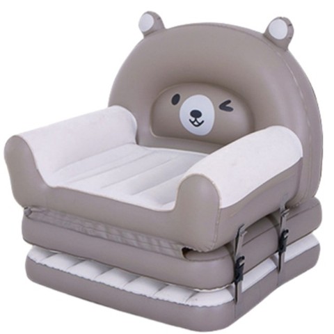 Wholesale Modern Design Air Sofa Hypo-Allergenic Foldable Cartoon Animal for Kids Waterproof & Cooling Feature