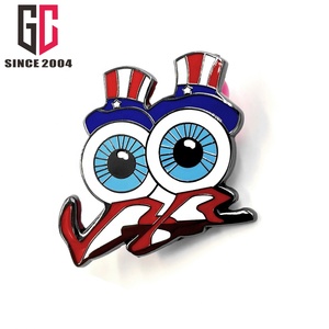 Pin de etiqueta de metal esmaltado duro, insignia de recuerdo de Vietnam con contenedor de seguridad, forma de paloma y estrella personalizada de fábrica, 12 años de experiencia - Product Image 5