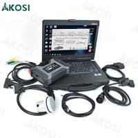 Herramienta de Diagnóstico para Autos y Camiones Super MB Pro M6 Xentry MB, Escáner de Diagnóstico MB C6 Star con Configuración Completa, Funciona en Autos y Camiones con Laptop CF53