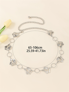 Cinturón de <span class=keywords><strong>cadena</strong></span> de cintura con <span class=keywords><strong>cadena</strong></span> de cuerpo en capas de Metal <span class=keywords><strong>para</strong></span> <span class=keywords><strong>vestidos</strong></span>, atuendo, uso informal, cinturón de <span class=keywords><strong>cadena</strong></span> de cintura ajustable - Product Image 3