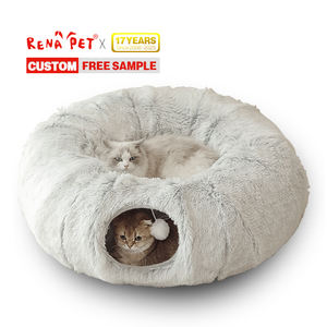 Fabrikant Groothandel Pluche Opvouwbare Opvouwbare Ronde Donut Kat Tunnel - Product Image 6