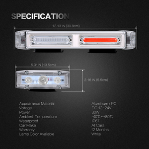 Nueva Barra <span class=keywords><strong>de</strong></span> <span class=keywords><strong>Luces</strong></span> LED Mini Estroboscópica <span class=keywords><strong>de</strong></span> Aleación <span class=keywords><strong>de</strong></span> Aluminio <span class=keywords><strong>con</strong></span> Disipación <span class=keywords><strong>de</strong></span> Calor, IP65 Impermeable, Luz <span class=keywords><strong>de</strong></span> Advertencia <span class=keywords><strong>de</strong></span> Emergencia, 12V 1080LM - Product Image 3