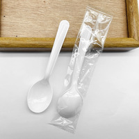 Cuillères à soupe jetables en plastique de haute qualité, pratiques et faciles à transporter pour la livraison de restauration rapide