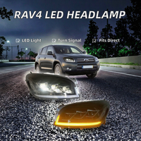 Couverture de benne de camion rétractable avec projecteur LED DRL 12V et feux de croisement à double faisceau avec clignotants séquentiels, modèle 2005-2008, Nouveau