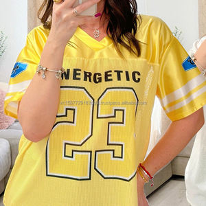 Camiseta Deportiva Vintage Personalizada con Logotipo, Unisex, Juvenil, Cuello Redondo, Manga Corta, Estilo Patchwork, Secado Rápido y Transpirable - Product Image 4