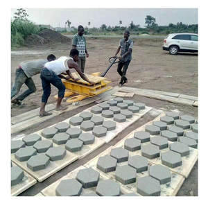 Tragbare Konstruktion Ton herstellungs maschine Klein unternehmen Halbautomati scher Zement betonmischer 220V Motor Motor form - Product Image 5